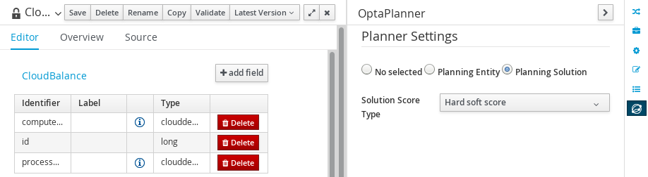 optaplanner dock